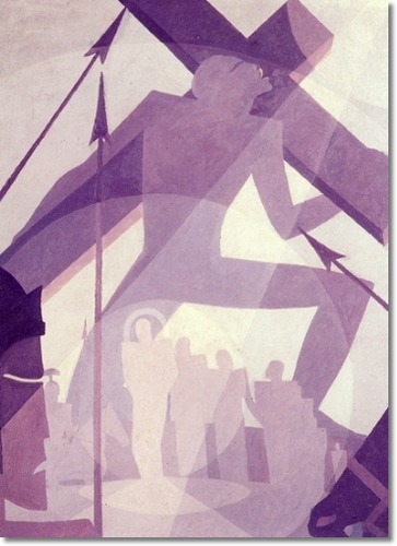aaron-douglas-the-crucifixion-1927-48x36-inches-original-image-size-ethnic-african-american-art-painting-reproduction-print